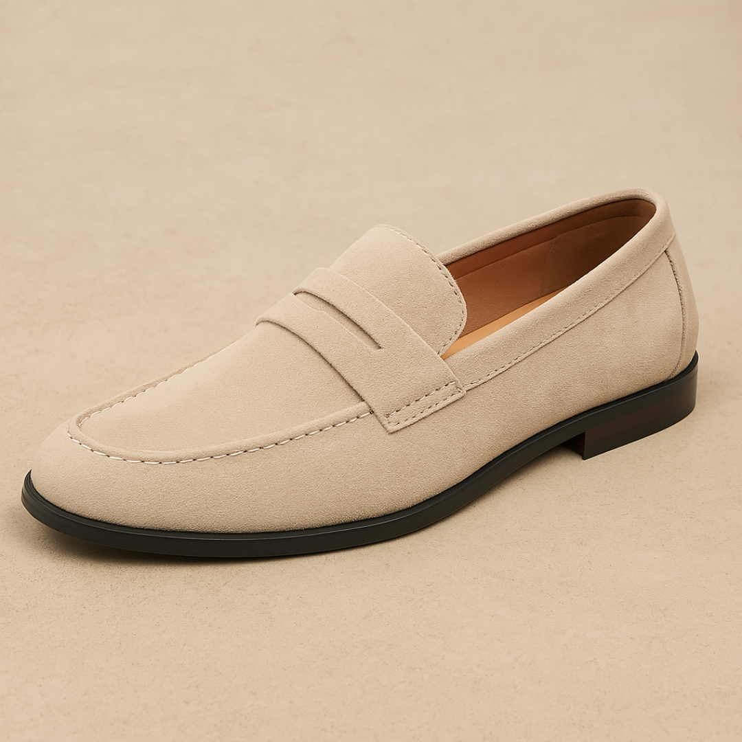 Comfortable Slip On Loafers With Round Toe Design