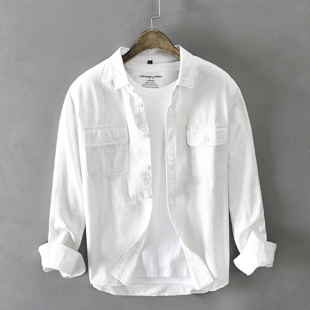Comfy Casual Shirt - Breathable Fabric & Practical Pockets