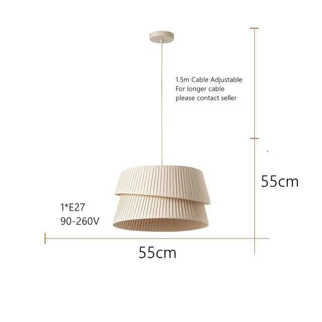 Classic Fabric Hanging Lamp