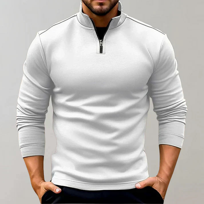 Men's Zip Neck Sweater
