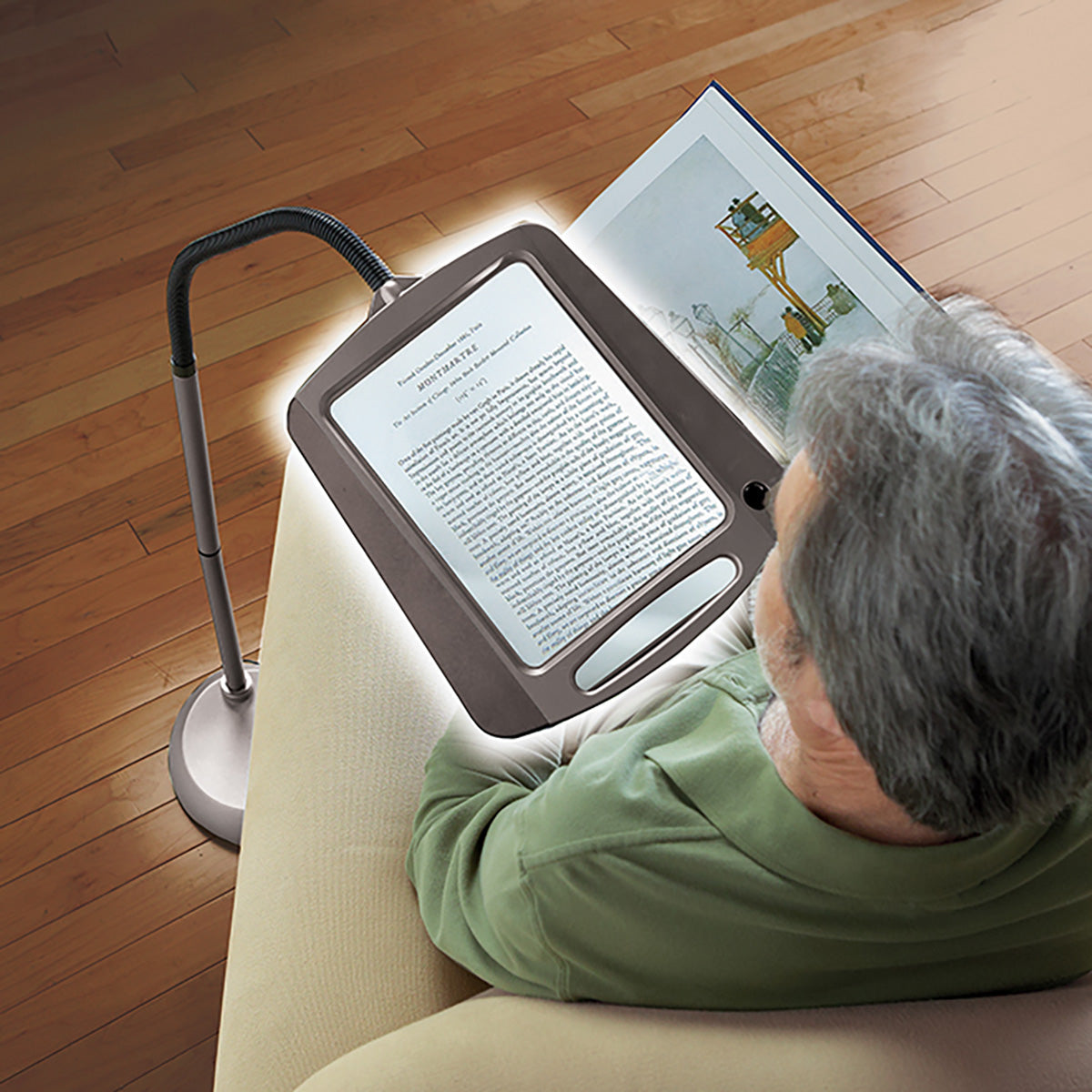Powerful Extra Large LED Magnifying Floor Lamp