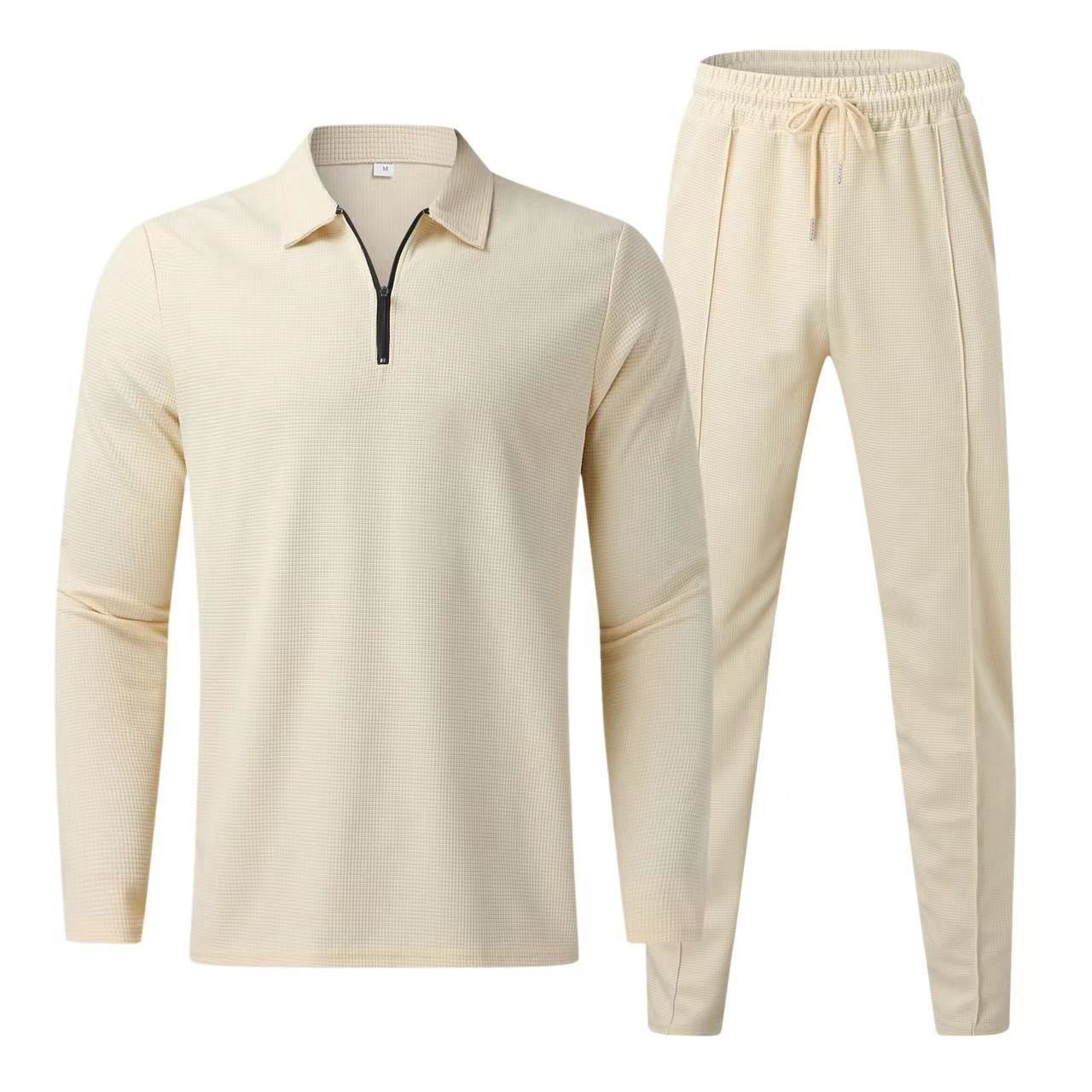 Sporty 2 Piece Mens Tracksuit Outfit
