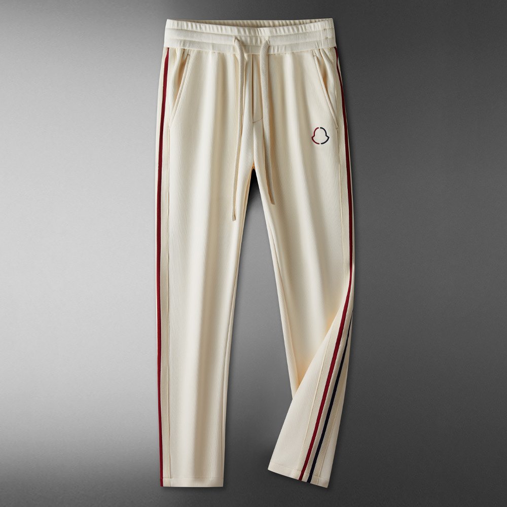 Comfortable Striped Mens Fleece Tracksuit Set