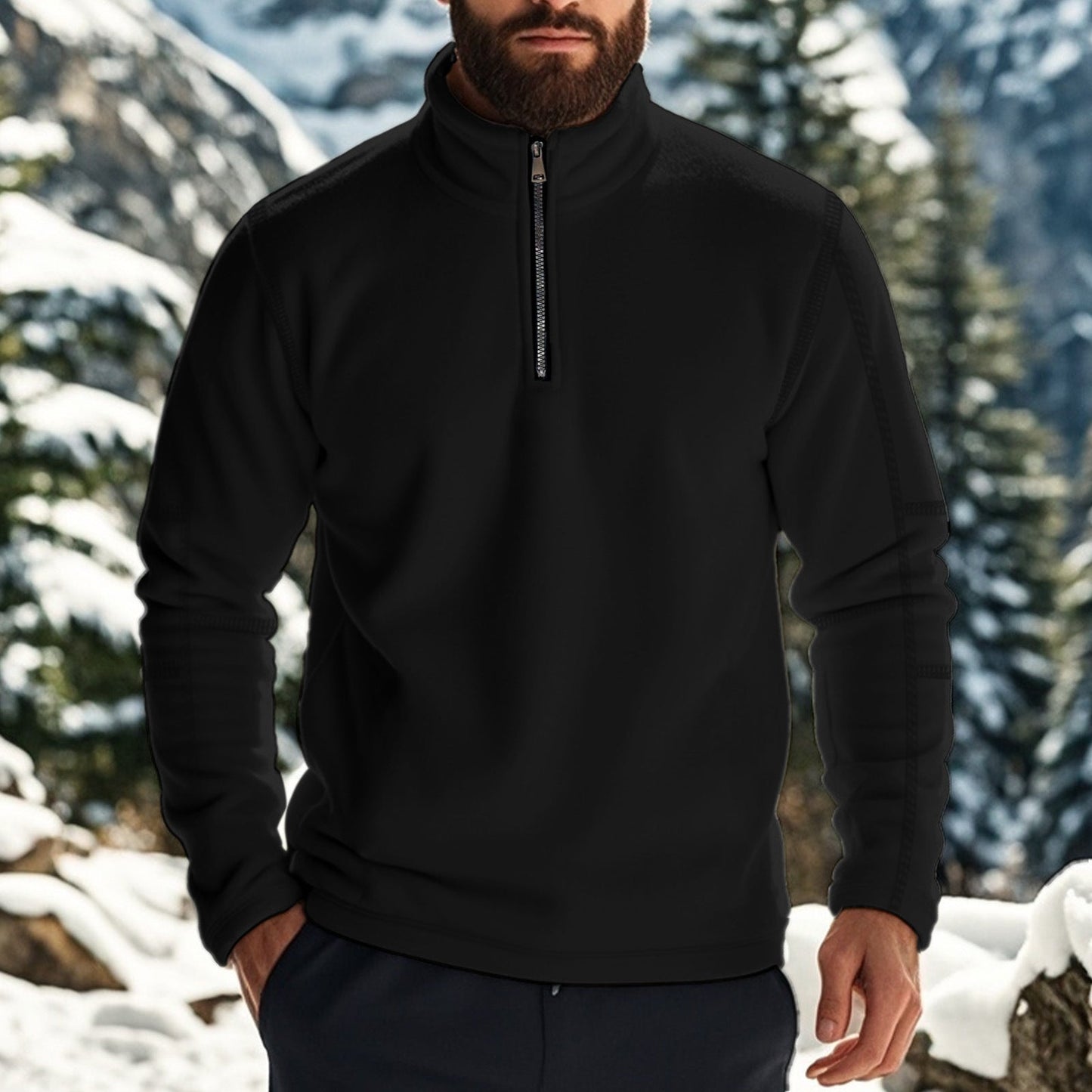 Classic Men's Zip Fleece Jacket