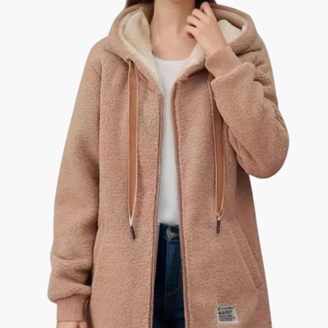 Soft Fleece Lined Hoodie Jacket
