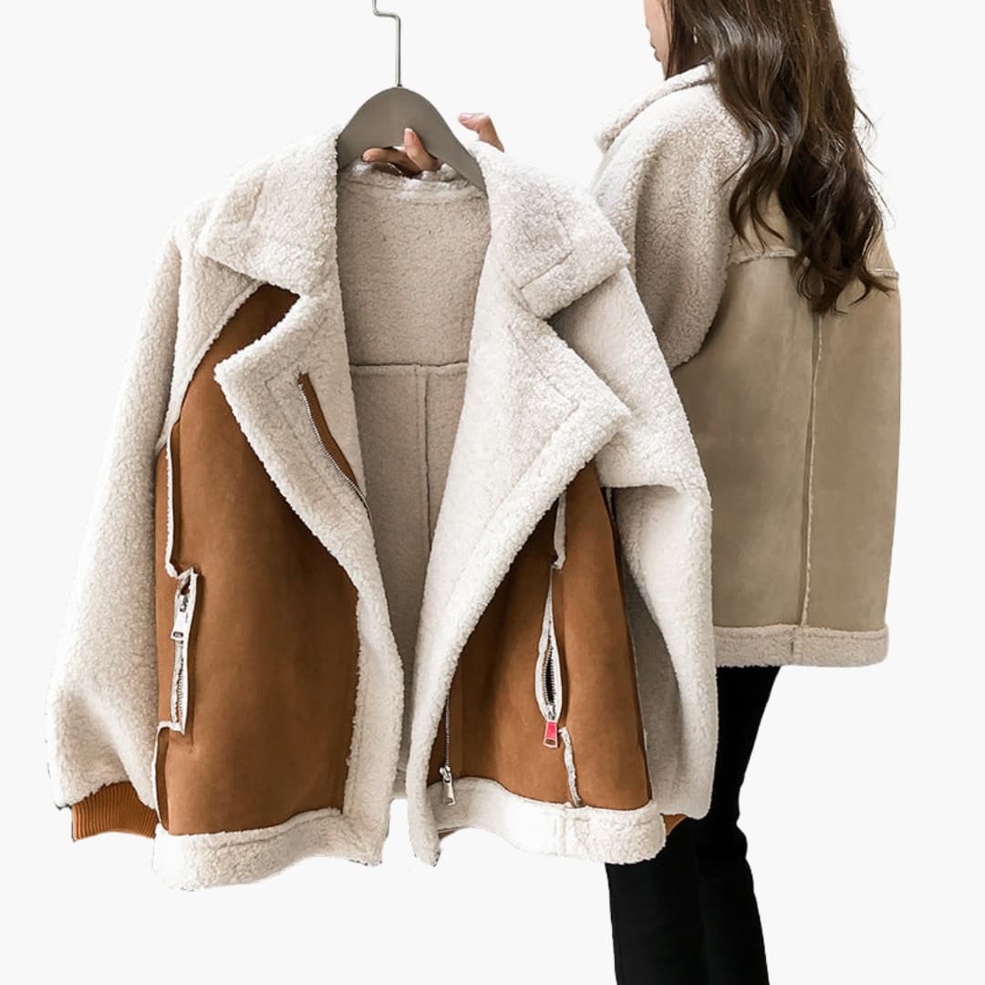 Soft Fake Fur Winter Coat for Ladies