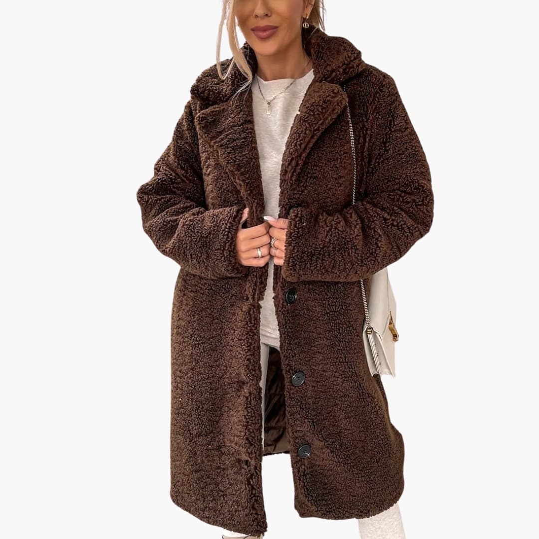 Soft Fuzzy Parka - Warm Women's Winter Jacket