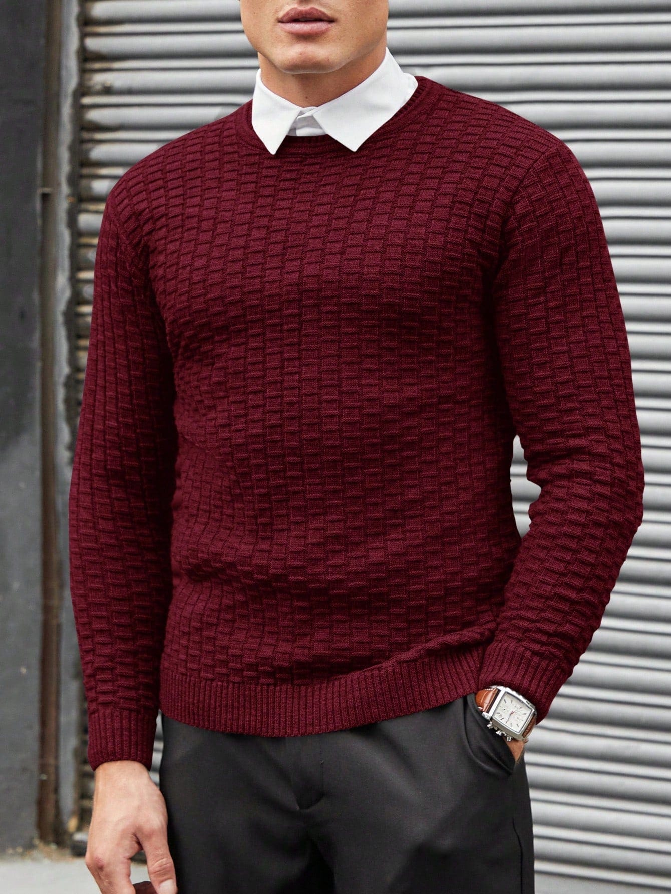 Classic Luxury Knit Jumper For Men