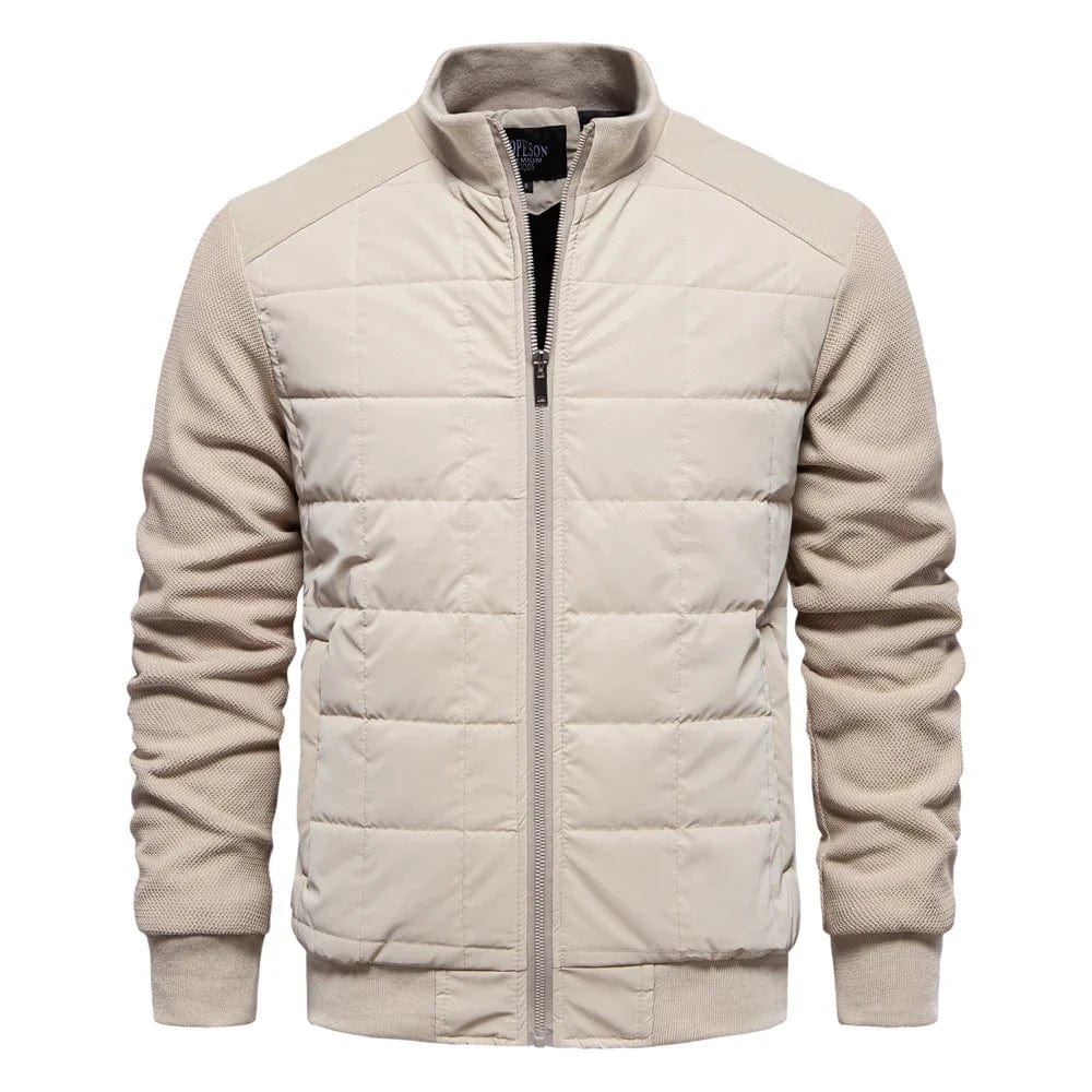 Warm Padded Mens Quilted Coat