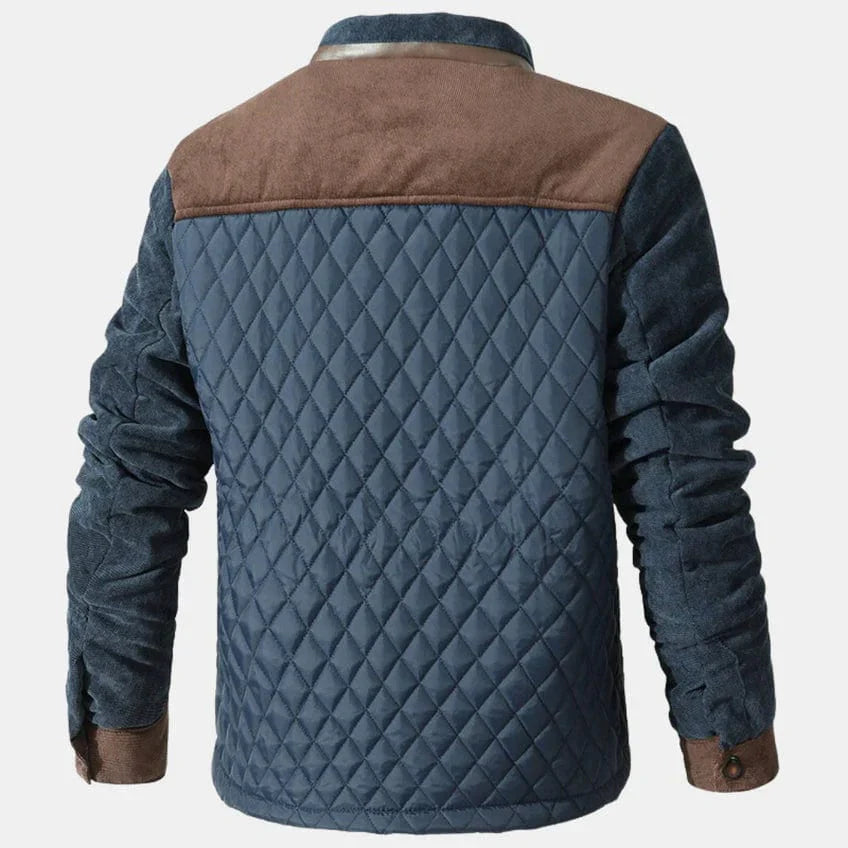 Stylish Insulated Mens Button Jacket