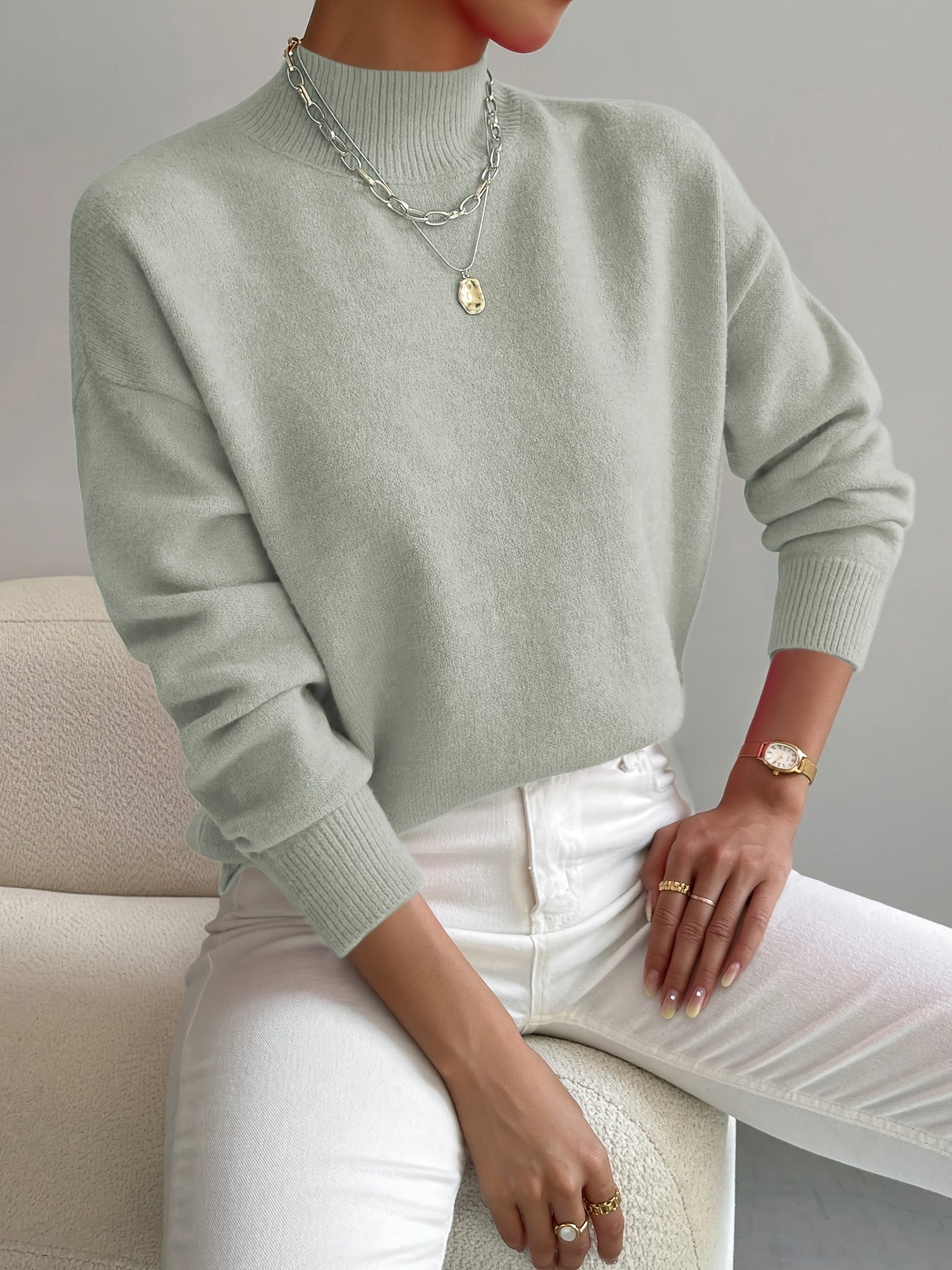 Women's Turtleneck Sweater Elegant