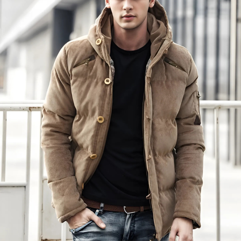 Warm Padded Waterproof Parka Coat