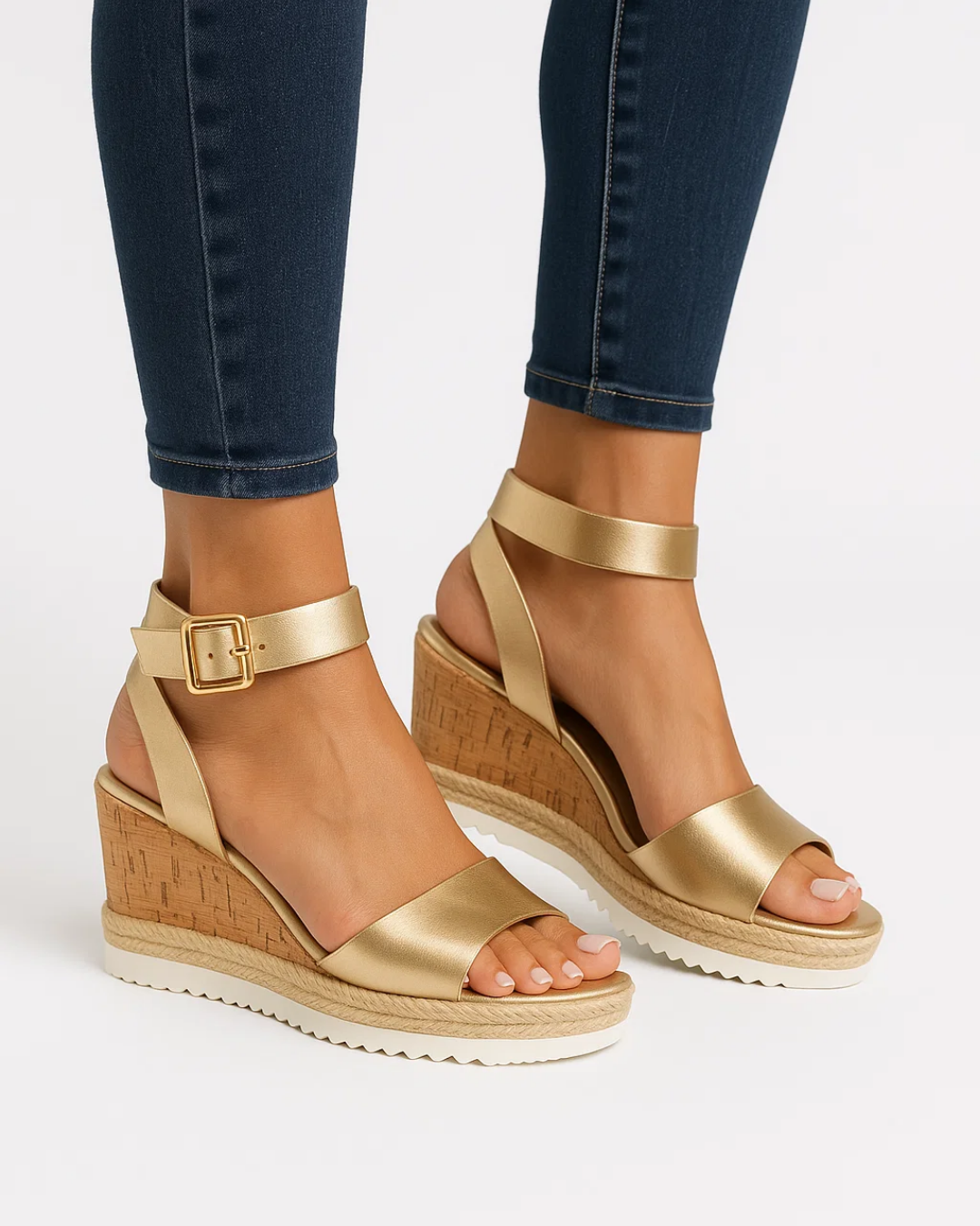 Women's Wedge Sandals Thick Strap
