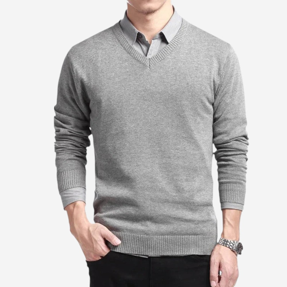 Classic Fit Crew Neck Pullover