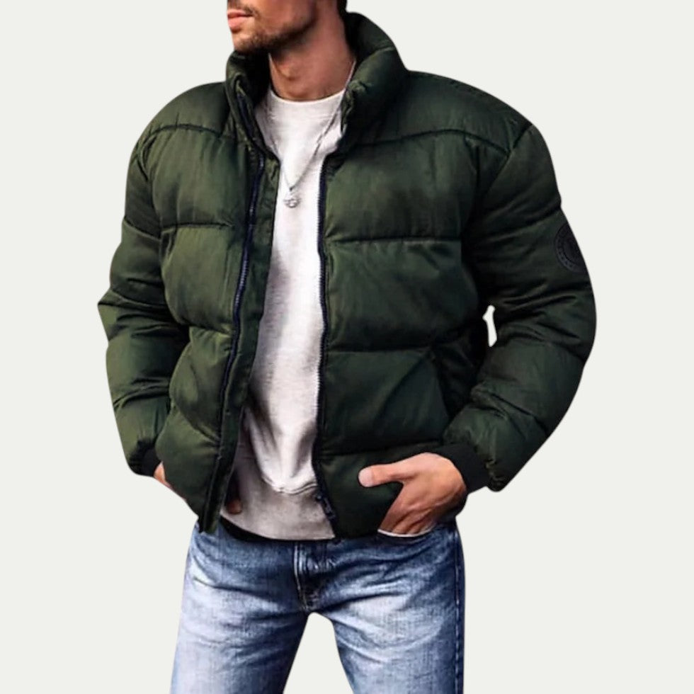 Men's Short Fitted Down Jacket