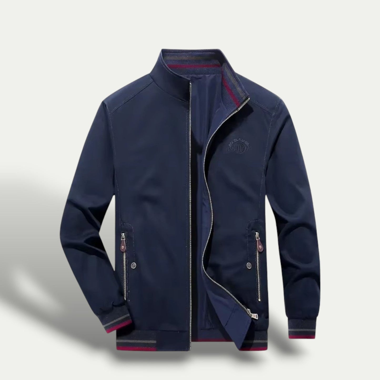 Men's Slim Fit Stripe Jacket