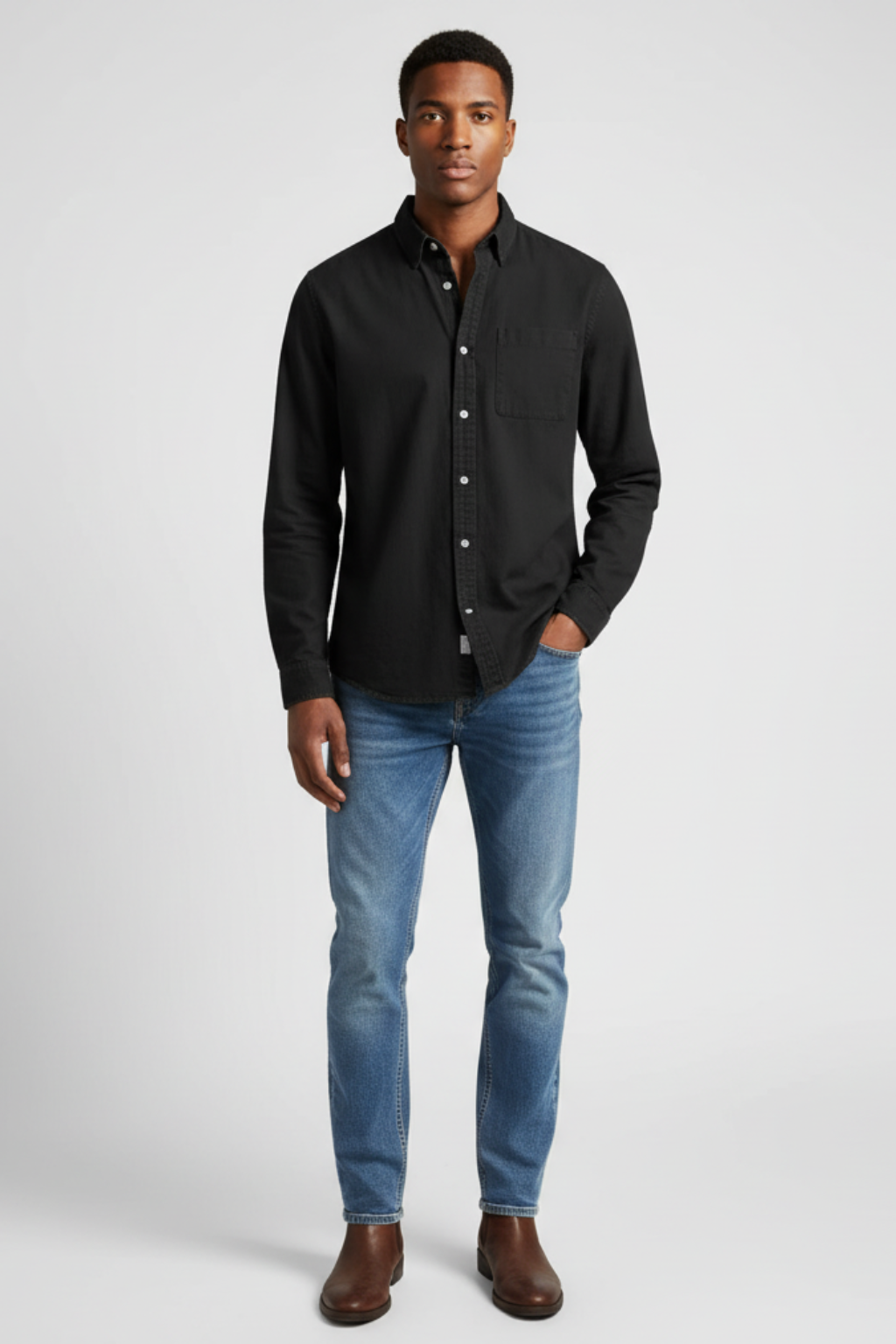 Classic Fit Casual Dress Shirt