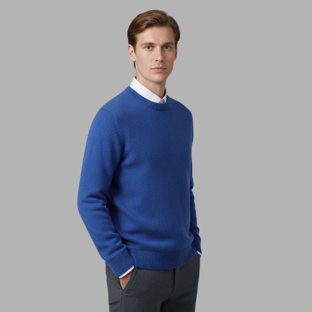 Warm Classic Crew Neck Cashmere Jumper