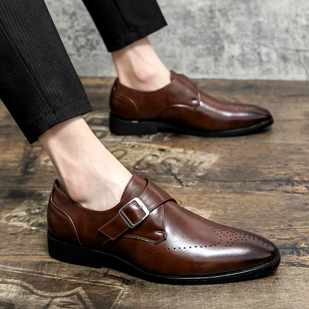 Authentic Brown Leather Formal Shoes