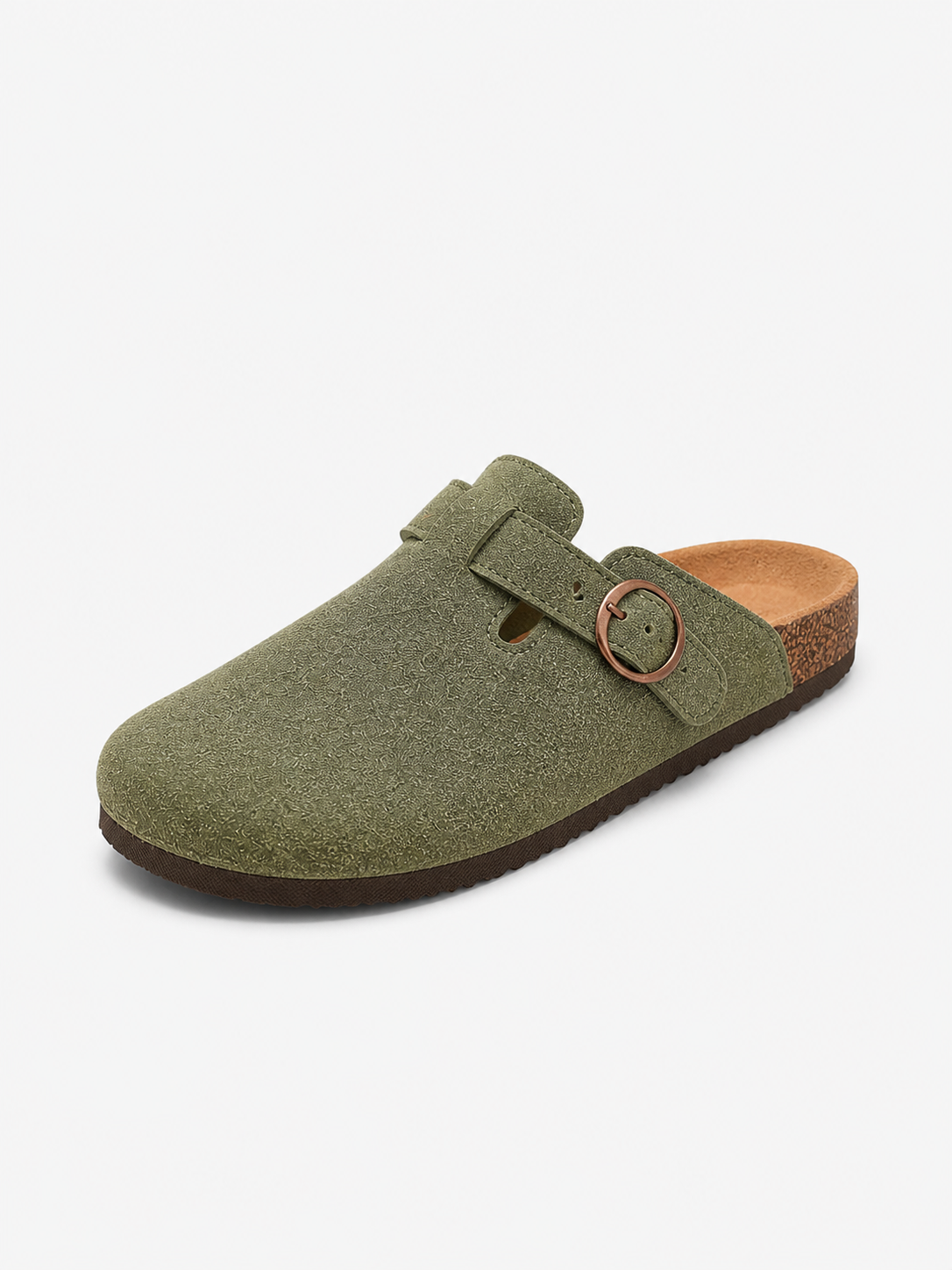 Men's Casual Suede Look Slip-On Clogs