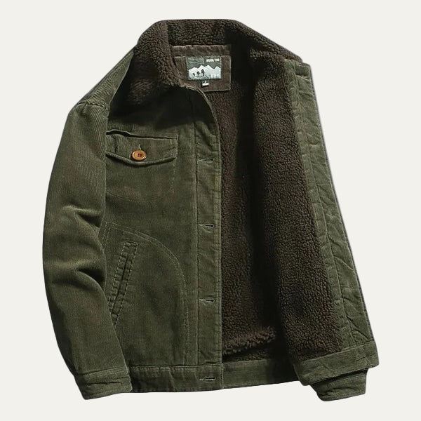 Rugged Denim Trucker Coat
