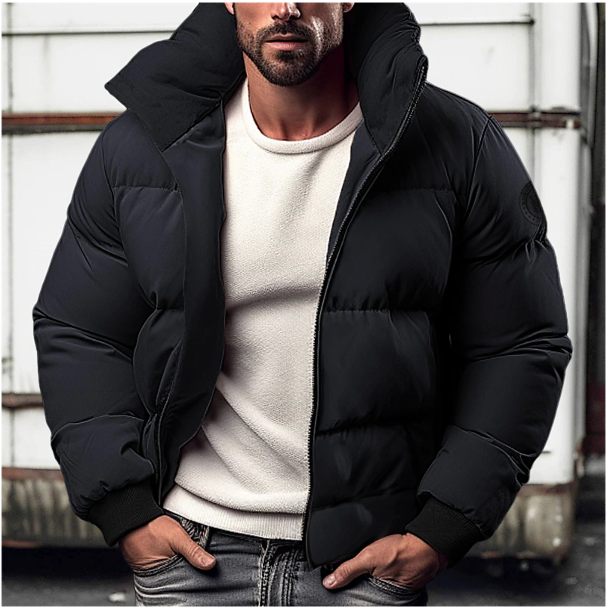 Insulated Water Resistant Mens Coat Jacket