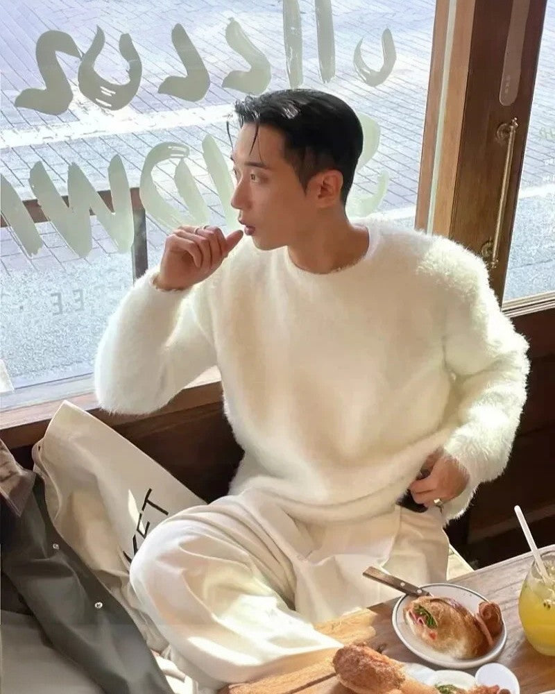 Big Soft Crew Neck Sweater