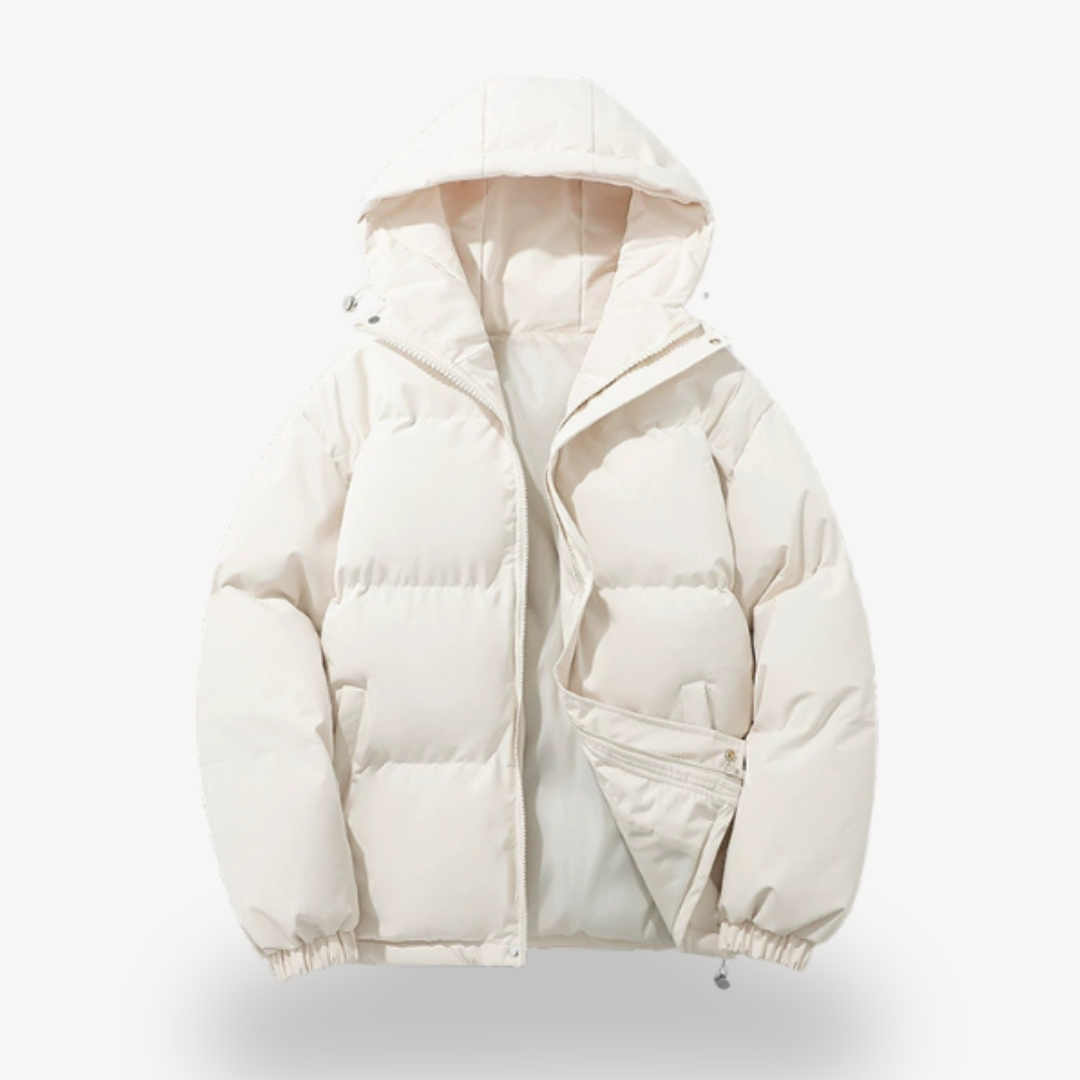 Oversized Warm Puffer Hoodie Jacket
