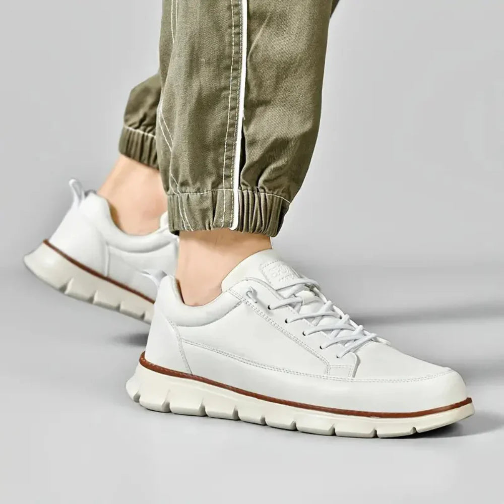 Supportive Mens Leather Shoes with Arch Support
