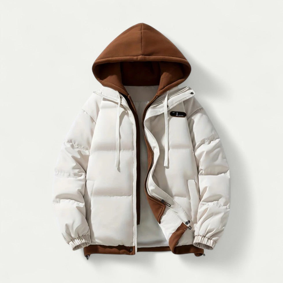 Warm Waterproof Double Layer Puffer Coat