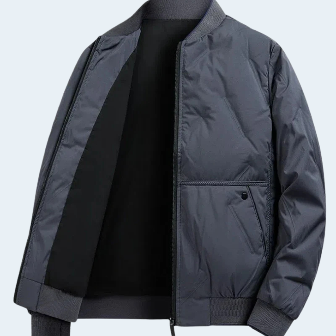 Warm Padded Men's Bomber Coat