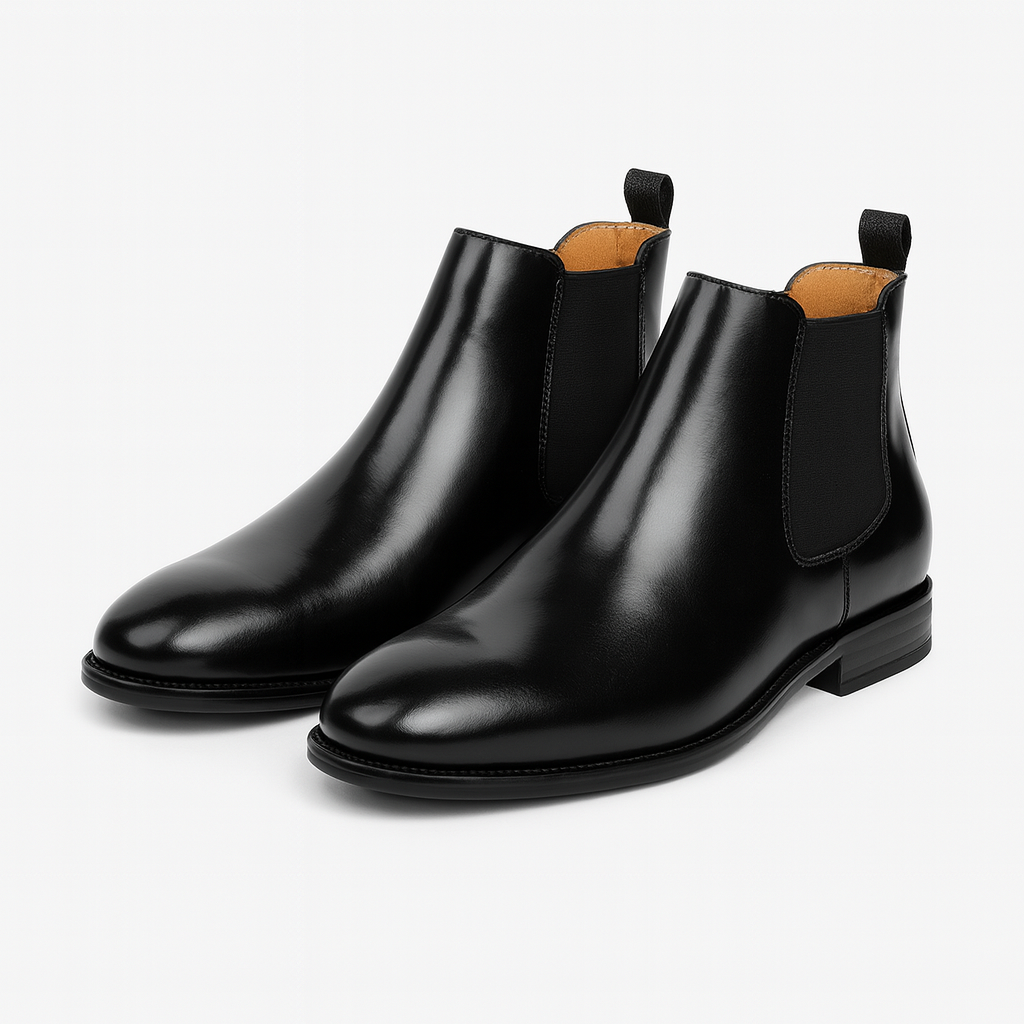 Elegant Low Heel Chelsea Ankle Boots