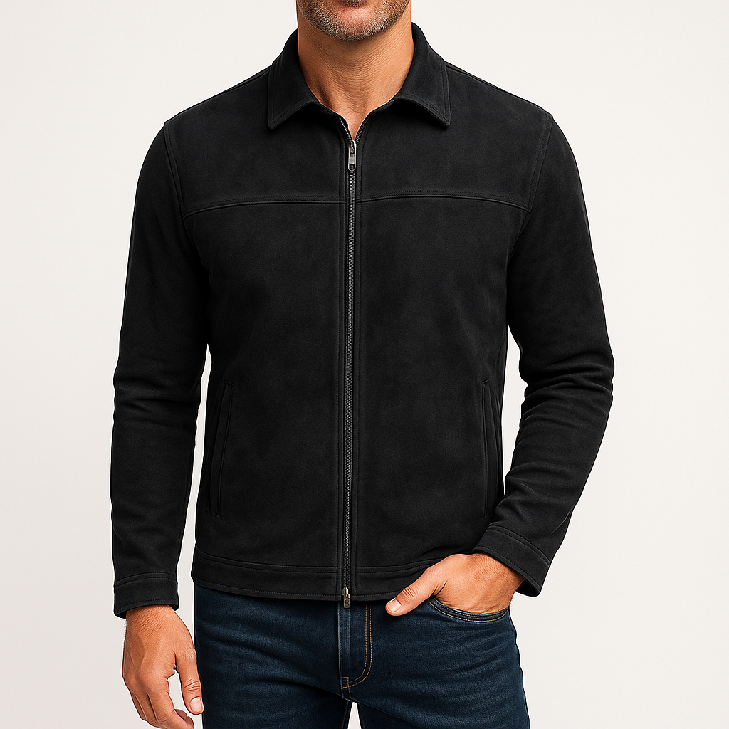 Slim Fit Brown Leather Biker Jacket