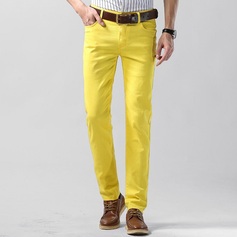 Men's Fashionable Chino Pants - Classic Straight Leg