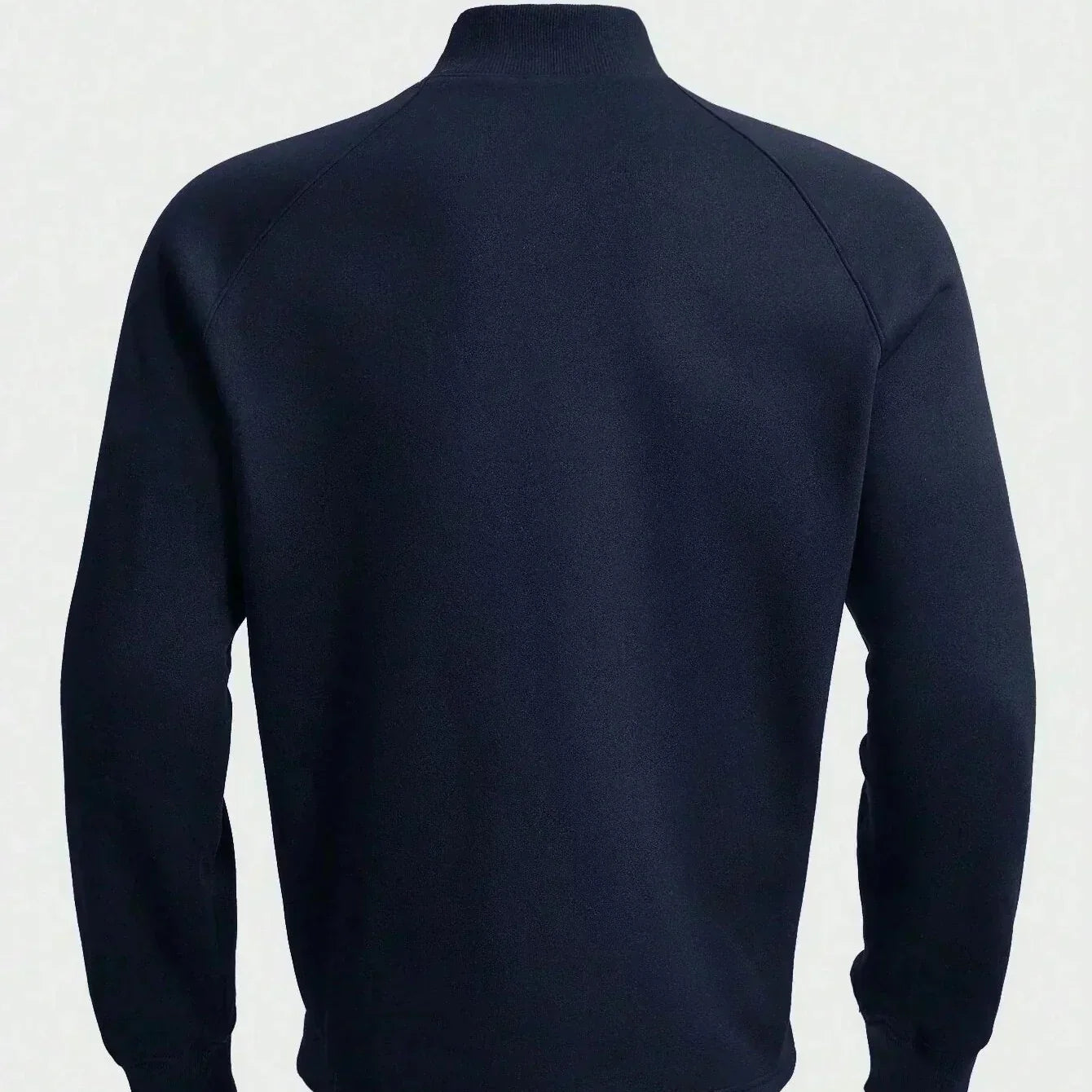 Men's Fleece Quarter Zip Raglan Pullover Sweatshirt