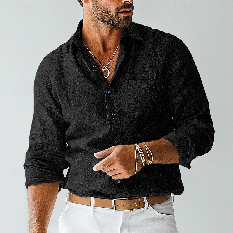 Casual Loose Fit Summer Shirt for Men