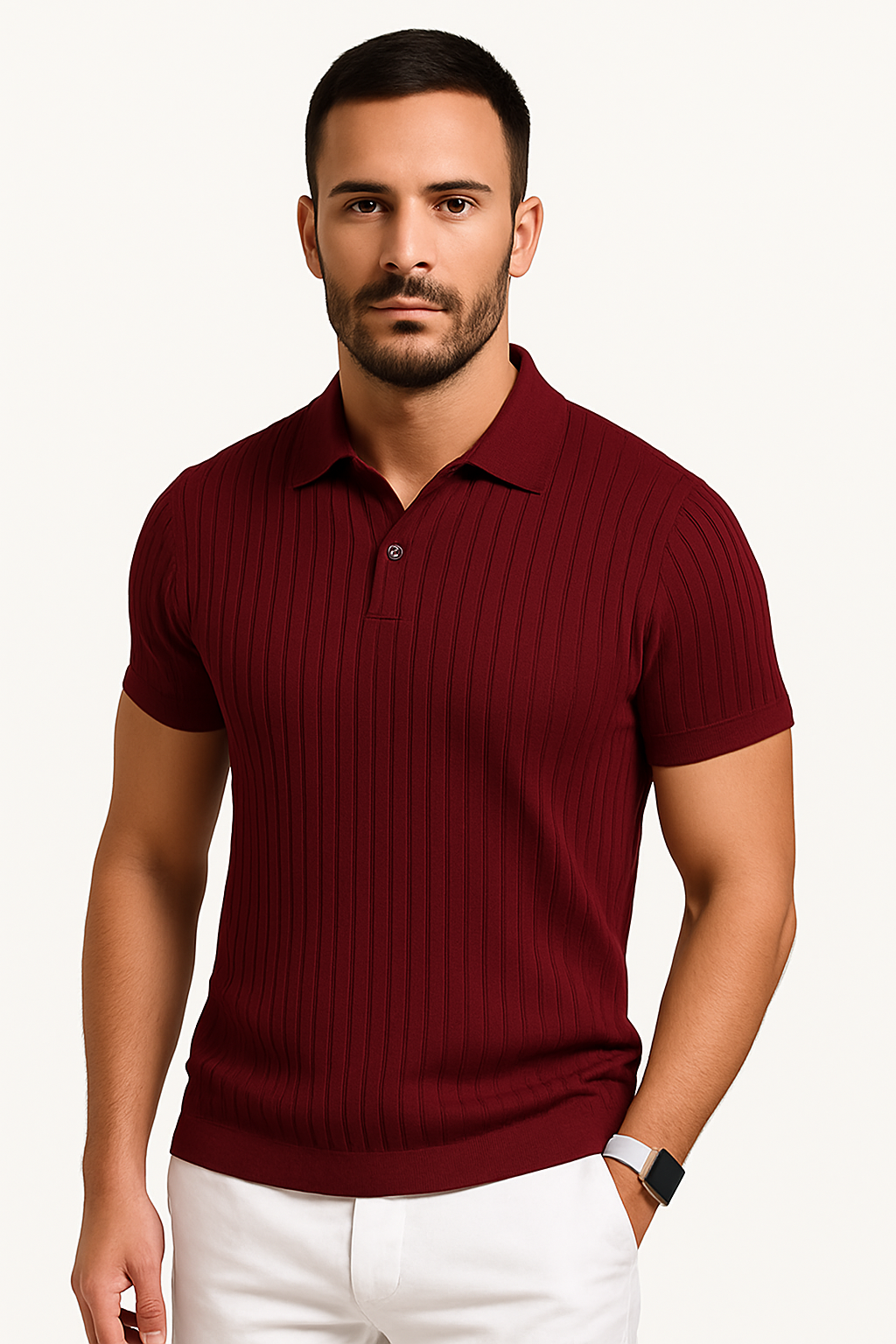 Slim Fit Men's Polo Shirt - Classic Comfortable Design