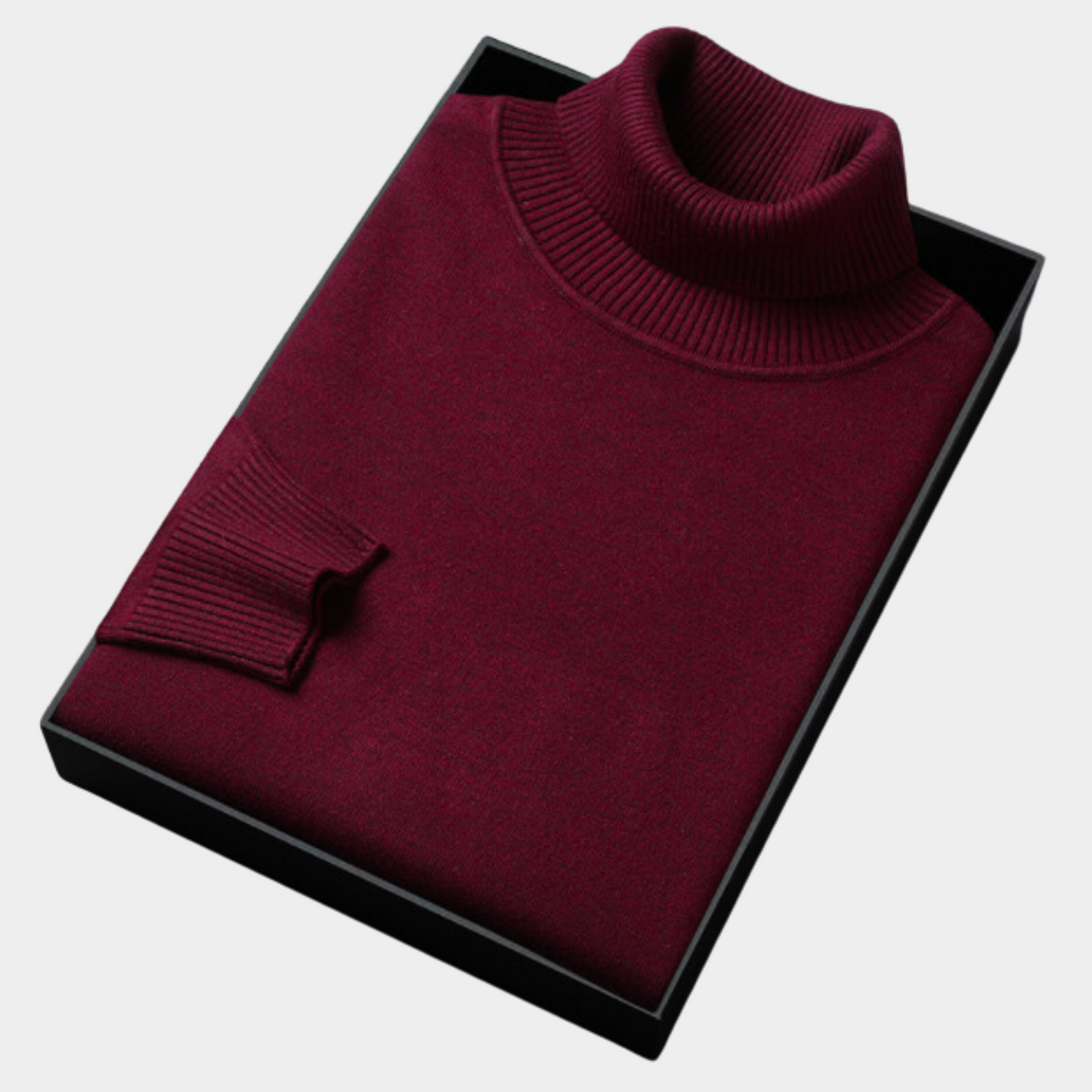 Men's Classic Polo Neck Sweater
