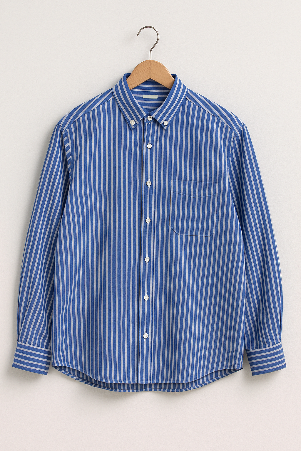 Classic Mens Vertical Stripe Shirt