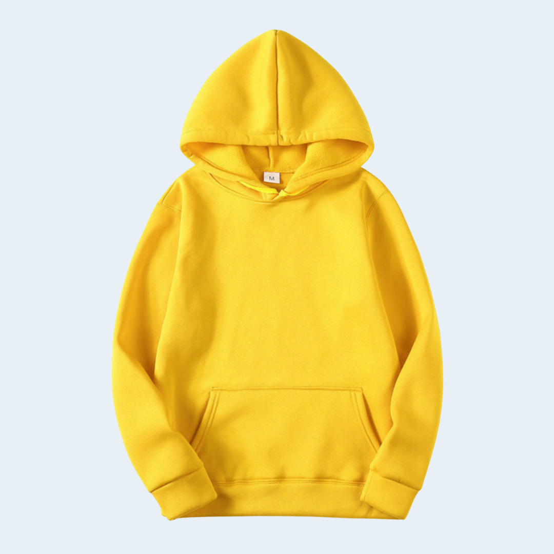 Cozy Men's Fleece Hoodie with Soft Pocket