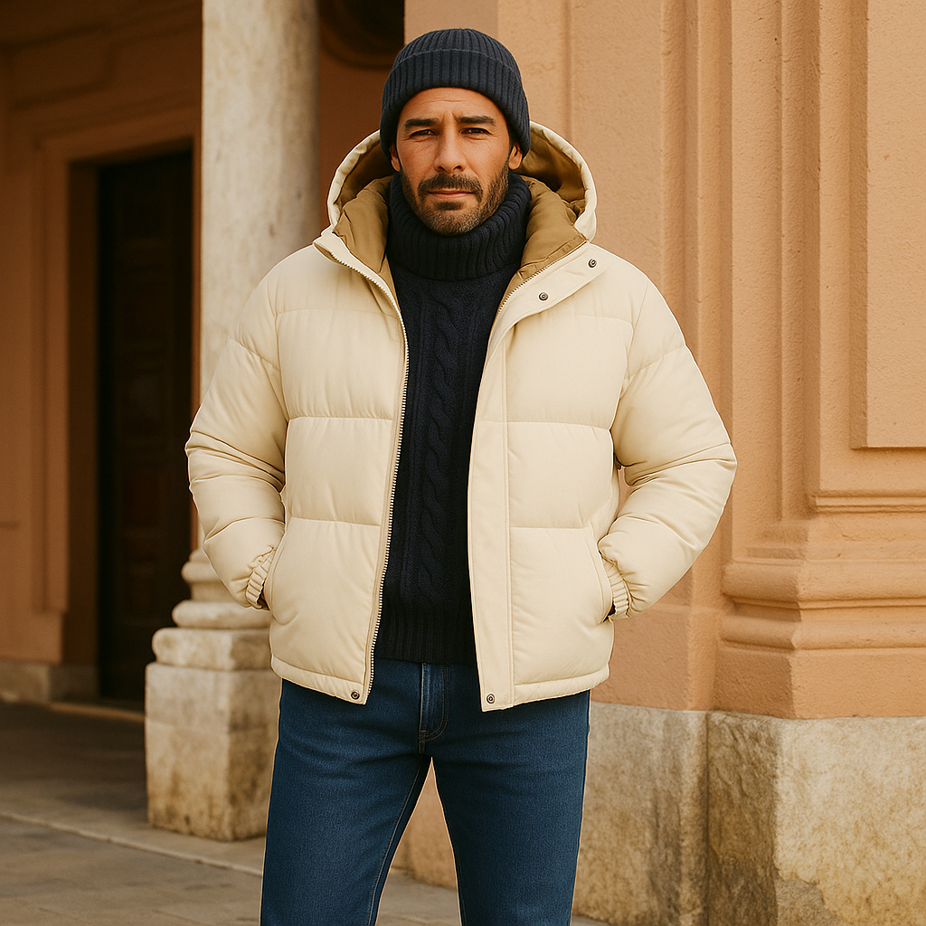Warm Waterproof Padded Coat for Men