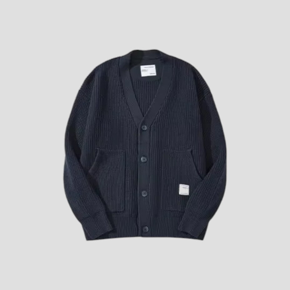 Warm Mens Wool Sweater Cardigan