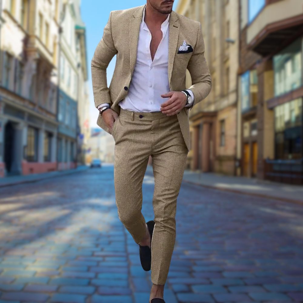 Men's Linus Suit: Classic Slim Fit Style