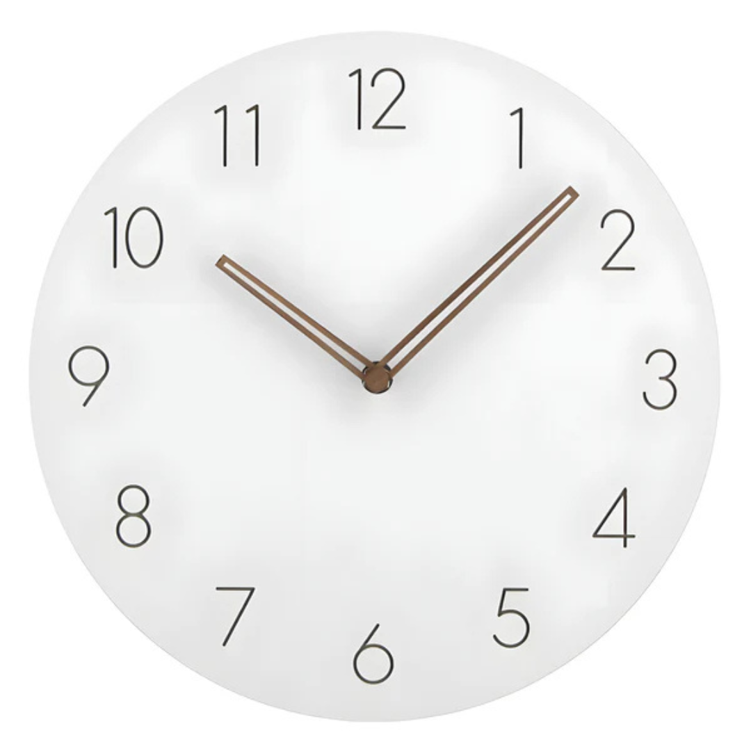 Silent Basic Round Clock