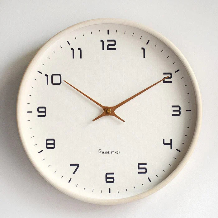 Silent Traditional Wood Wall Clock