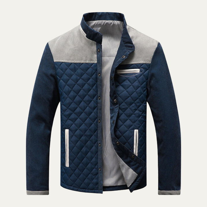 Men's Insulated Mixed Media Coat