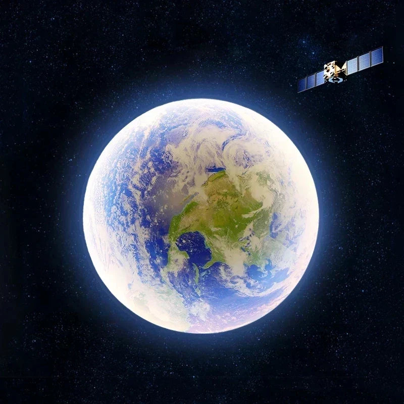 Warm White LED Moon Bedroom Nightlight
