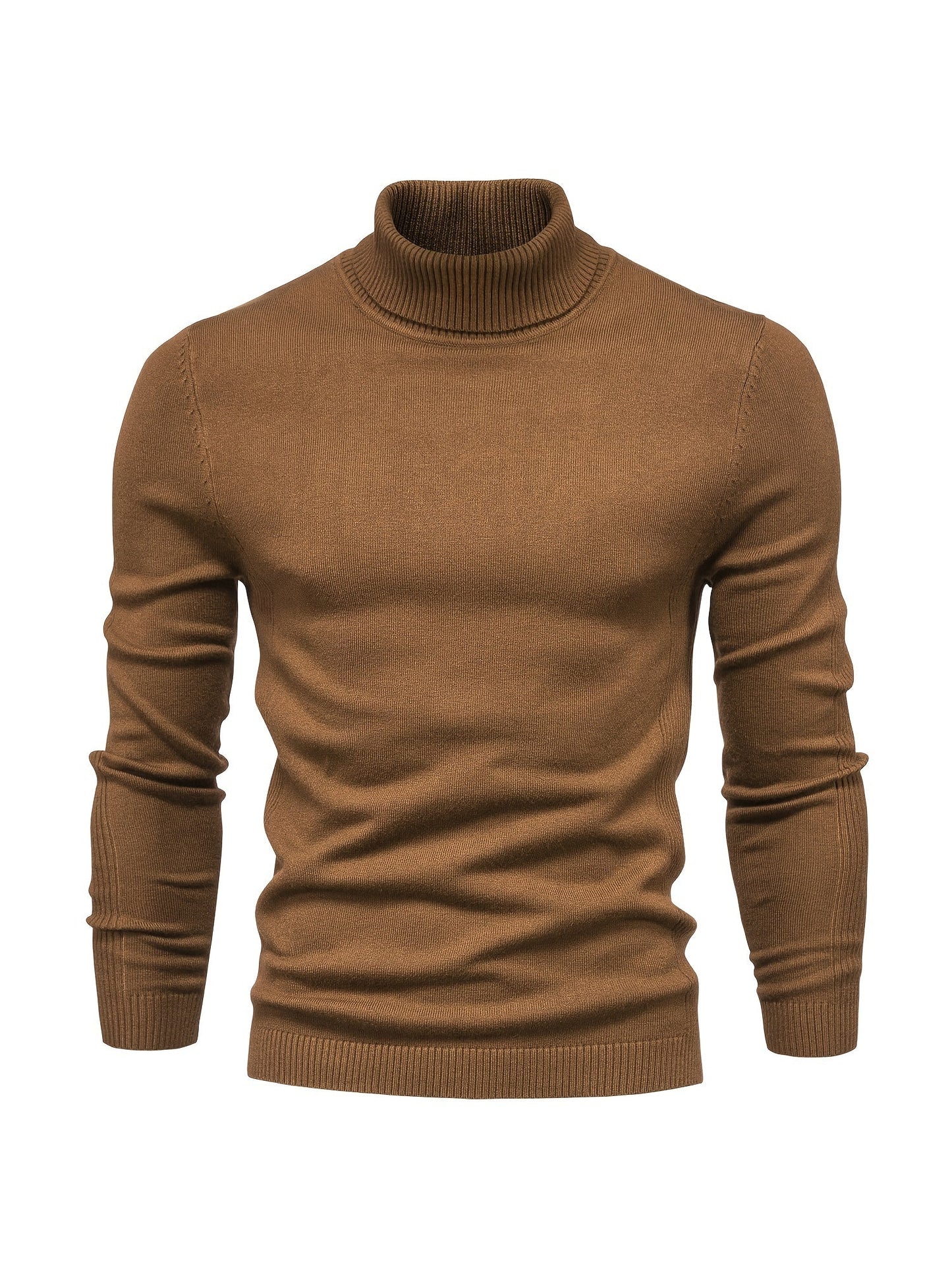 Soft Mens Merino Wool Crew Neck Sweater