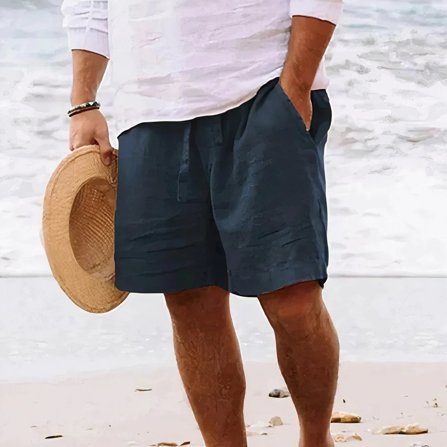 Lightweight Casual Linen Shorts