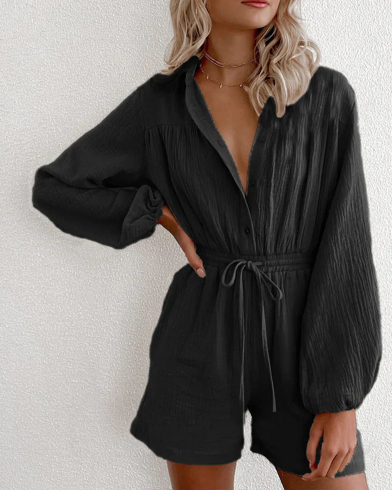 Cute Women's Long Sleeve Jumpsuit Romper
